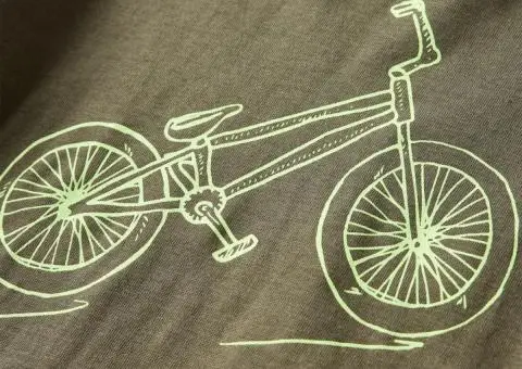 Tricou pentru copii cu mâneci lungi, kaki, 92 - 4/5