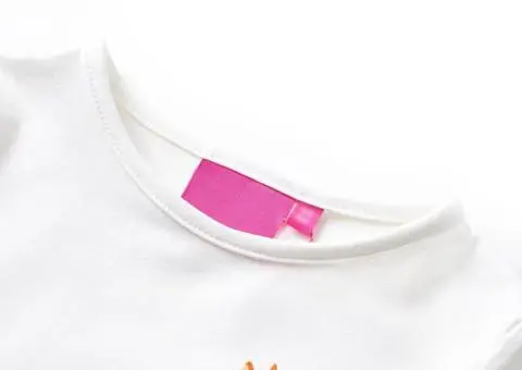 Tricou pentru copii cu mâneci lungi, ecru, 140 - 3/5