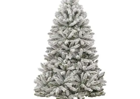 Brad Crăciun artificial articulat cu 300 LED-uri/globuri 180 cm - 5/5