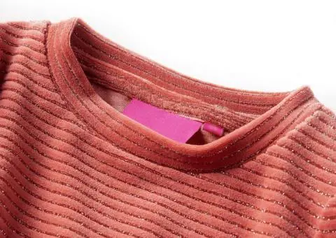 Rochie pentru copii cu mâneci lungi, roz mediu, 116 - 3/5