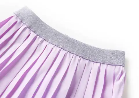 Fustă plisată pentru copii, lila, 128 - 3/5