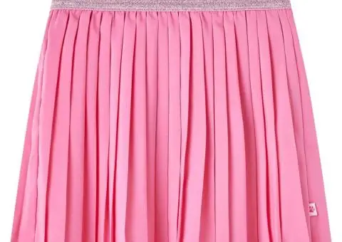 Fustă plisată pentru copii, roz, 140 - 1/5