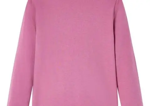 Tricou de copii cu mâneci lungi, zmeuriu, 128 - 2/5