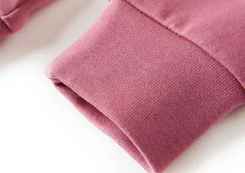 Bluzon pentru copii, petic din catifea, zmeuriu, 128 - 5/5