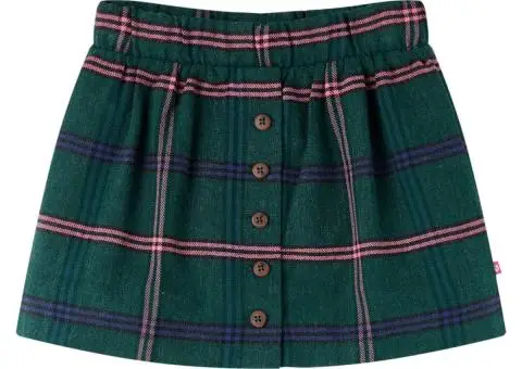 Fustă pentru copii, verde închis, 92 - 1/5