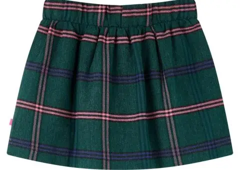 Fustă pentru copii, verde închis, 92 - 2/5