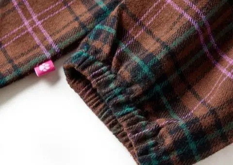 Rochie pentru copii cu mâneci lungi, coniac, 140 - 5/5