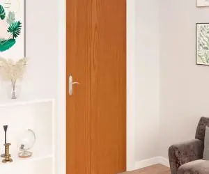 vidaXL Folie de mobilier autoadezivă, stejar deschis, 500 x 90 cm, PVC