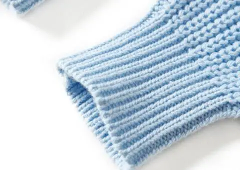 Pulover pentru copii tricotat, albastru, 140 - 5/5