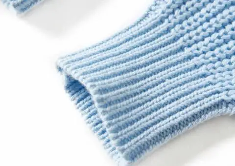 Pulover pentru copii tricotat, albastru, 116 - 5/5