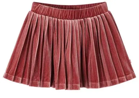 Fustă plisată pentru copii, roz mediu, 92 - 1/5