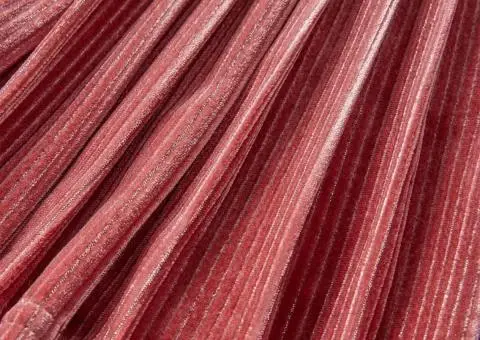 Fustă plisată pentru copii, roz mediu, 92 - 5/5