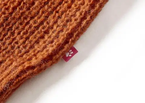 Pulover pentru copii tricotat, coniac, 92 - 4/5