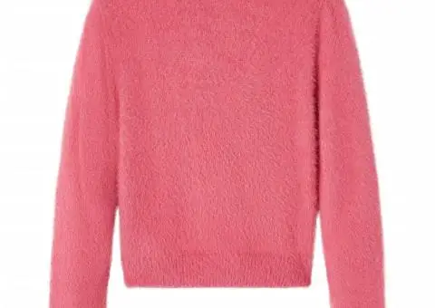 Pulover pentru copii tricotat, roz antichizat, 140 - 2/5