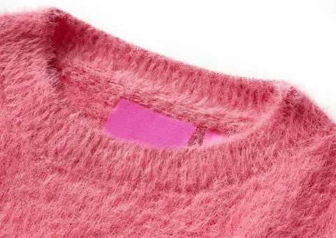 Pulover pentru copii tricotat, roz antichizat, 140 - 3/5