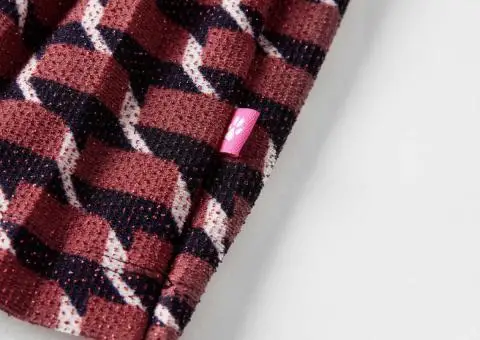 Fusta plisată pentru copii cu sclipici, roșu, 104 - 4/5