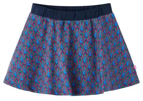 Fustă pentru copii, bleumarin, 116 - 1/5