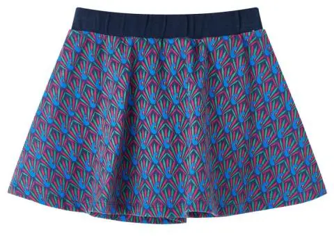 Fustă pentru copii, bleumarin, 116 - 2/5