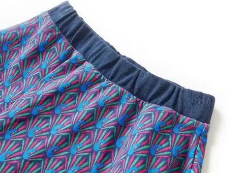 Fustă pentru copii, bleumarin, 116 - 3/5