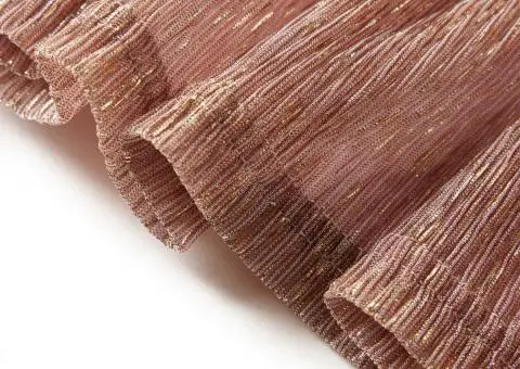 Fustă pentru copii cu sclipici, roz deschis, 116 - 5/5