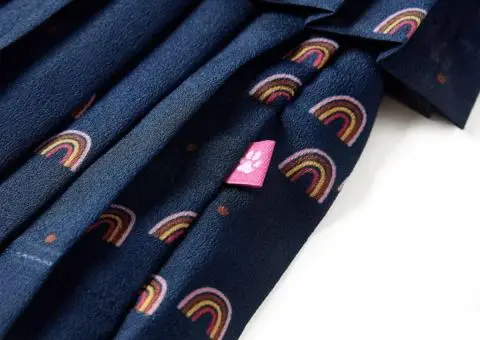 Fustă pentru copii, bleumarin, 104 - 4/5