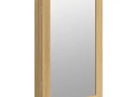 Dulap de bijuterii cu oglindă și lumini LED, montaj pe perete - 2/5