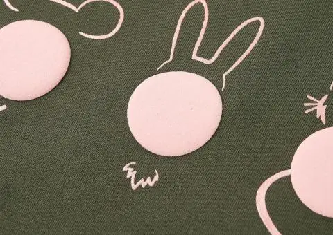 Tricou pentru copii cu mâneci lungi, kaki, 104 - 5/5