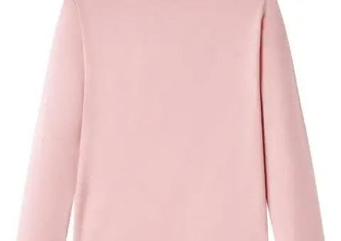 Tricou de copii cu mâneci lungi roz deschis 116 - 2/5