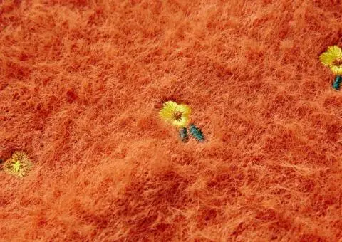 Pulover tricotat pentru copii, portocaliu ars, 92 - 4/5