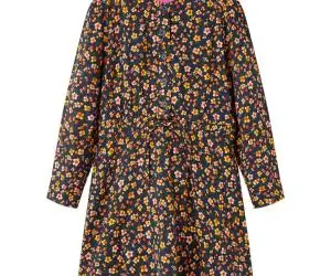 Rochie pentru copii cu mâneci lungi, bleumarin, 128