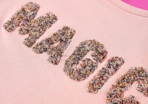 Tricou de copii cu mâneci lungi roz deschis 140 - 5/5