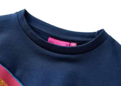 Hanorac pentru copii, bleumarin, 140 - 3/5