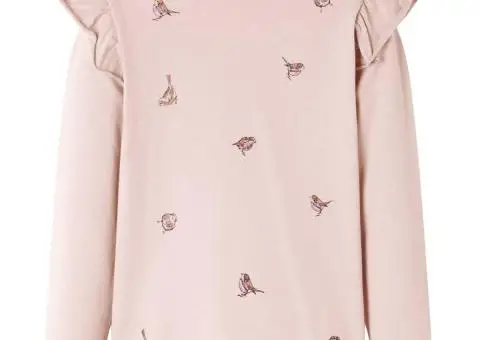 Tricou cu mâneci lungi, pentru copii, roz, 140 - 1/5