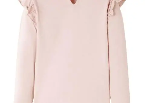 Tricou cu mâneci lungi, pentru copii, roz, 140 - 2/5