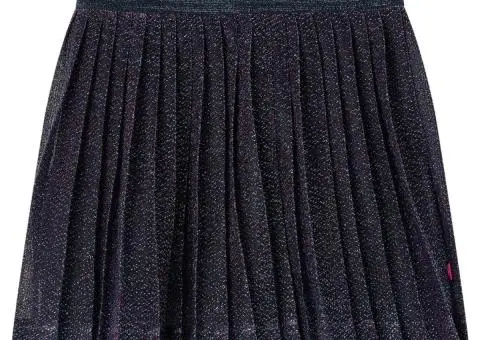 Fustă cu sclipici pentru copii, bleumarin, 140 - 1/5