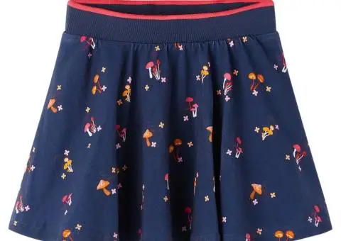 Fustă pentru copii, bleumarin, 92 - 1/5