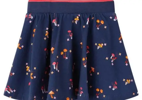 Fustă pentru copii, bleumarin, 92 - 2/5