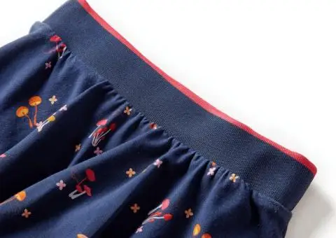 Fustă pentru copii, bleumarin, 92 - 3/5