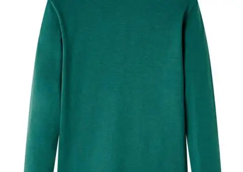 Tricou pentru copii cu mâneci lungi, verde, 92 - 2/5