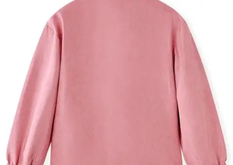 Bluză pentru copii cu mâneci bufante, roze antichizat, 128 - 2/5