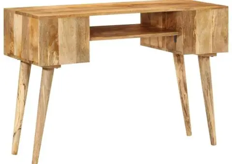 Birou cu sertare, 110x47x76 cm, lemn masiv de mango - 5/5