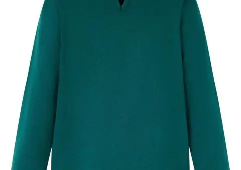 Tricou de copii cu mâneci lungi verde închis 92 - 2/5