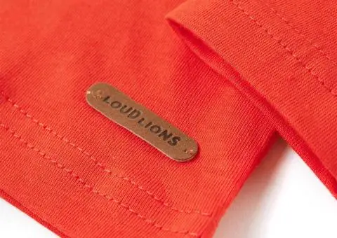 Tricou copii mâneci lungi, portocaliu aprins, 104 - 5/5