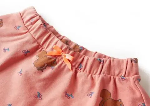 Fustă pentru copii, roze antichizat, 104 - 3/5