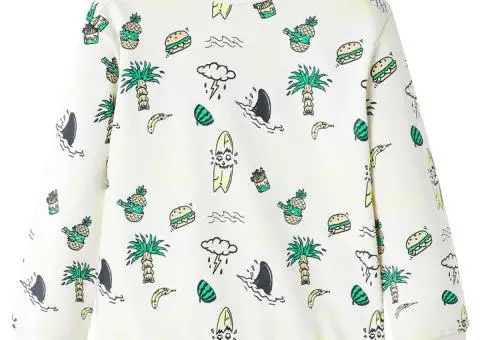 Bluzon pentru copii, ecru deschis, 92 - 1/5