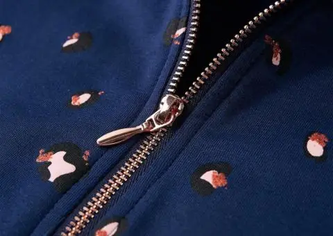 Hanorac pentru copii cu glugă, bleumarin, 104 - 4/5