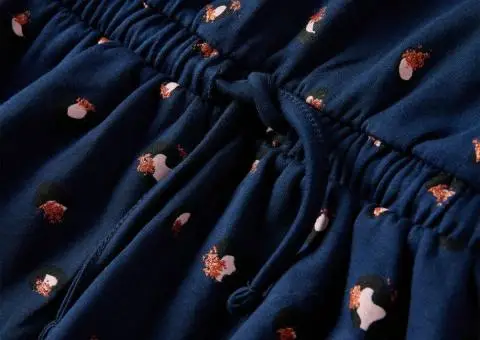 Rochie pentru copii cu mâneci lungi, bleumarin, 140 - 4/5