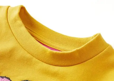 Bluzon pentru copii, ocru închis, 92 - 3/5