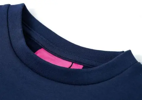 Bluzon pentru copii, bleumarin, 104 - 3/5