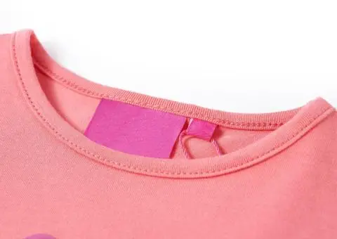 Tricou cu mâneci lungi pentru copii, roz, 116 - 3/5